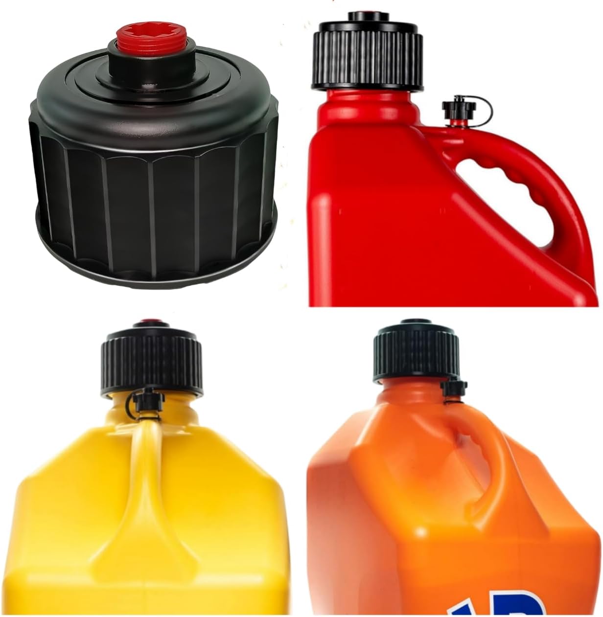 Set of 2 Replacement Racing Fuel Cans Caps