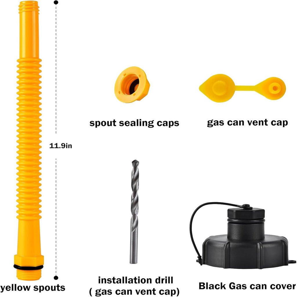 No Spill Brand Gas Can Aftermarket Spout Replacement Kit