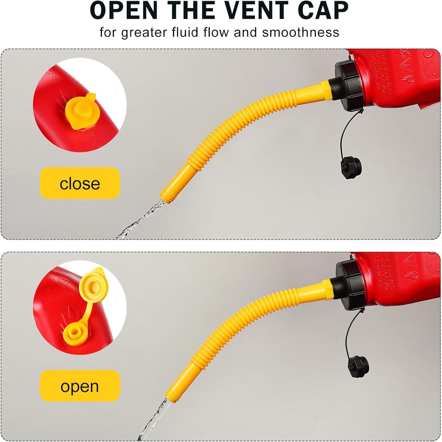 No Spill Brand Gas Can Aftermarket Spout Replacement Kit
