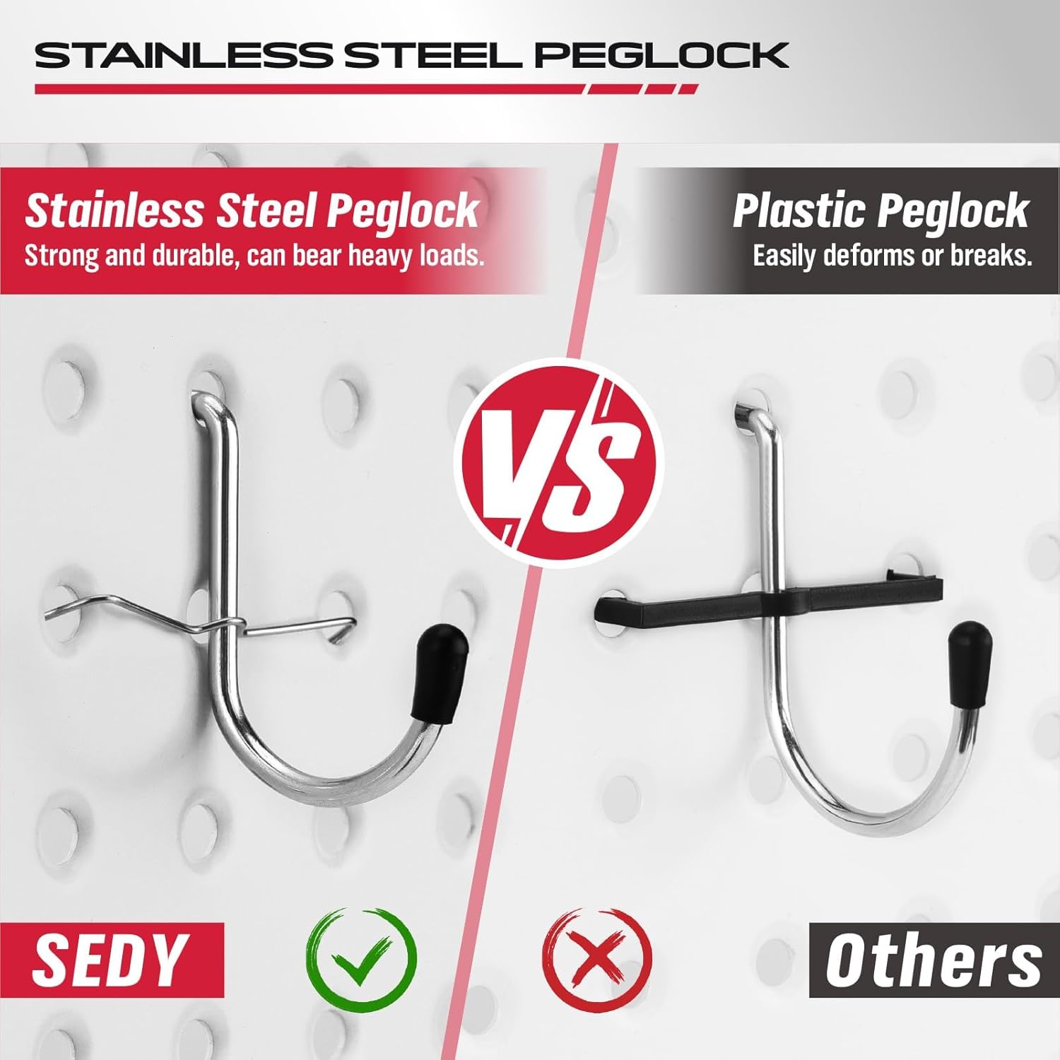 300-Piece Pegboard Organizer Hook Set