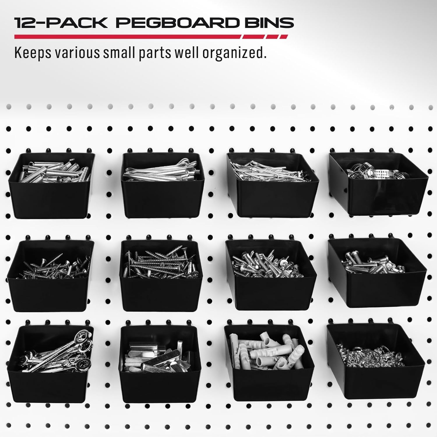 300-Piece Pegboard Organizer Hook Set
