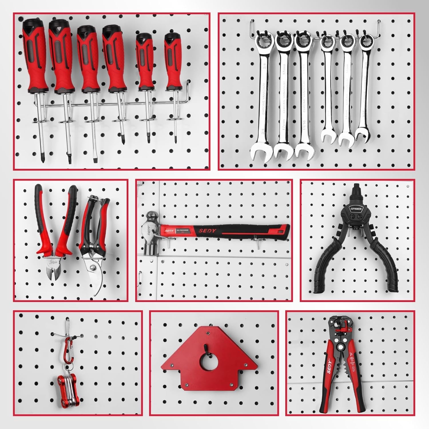 300-Piece Pegboard Organizer Hook Set