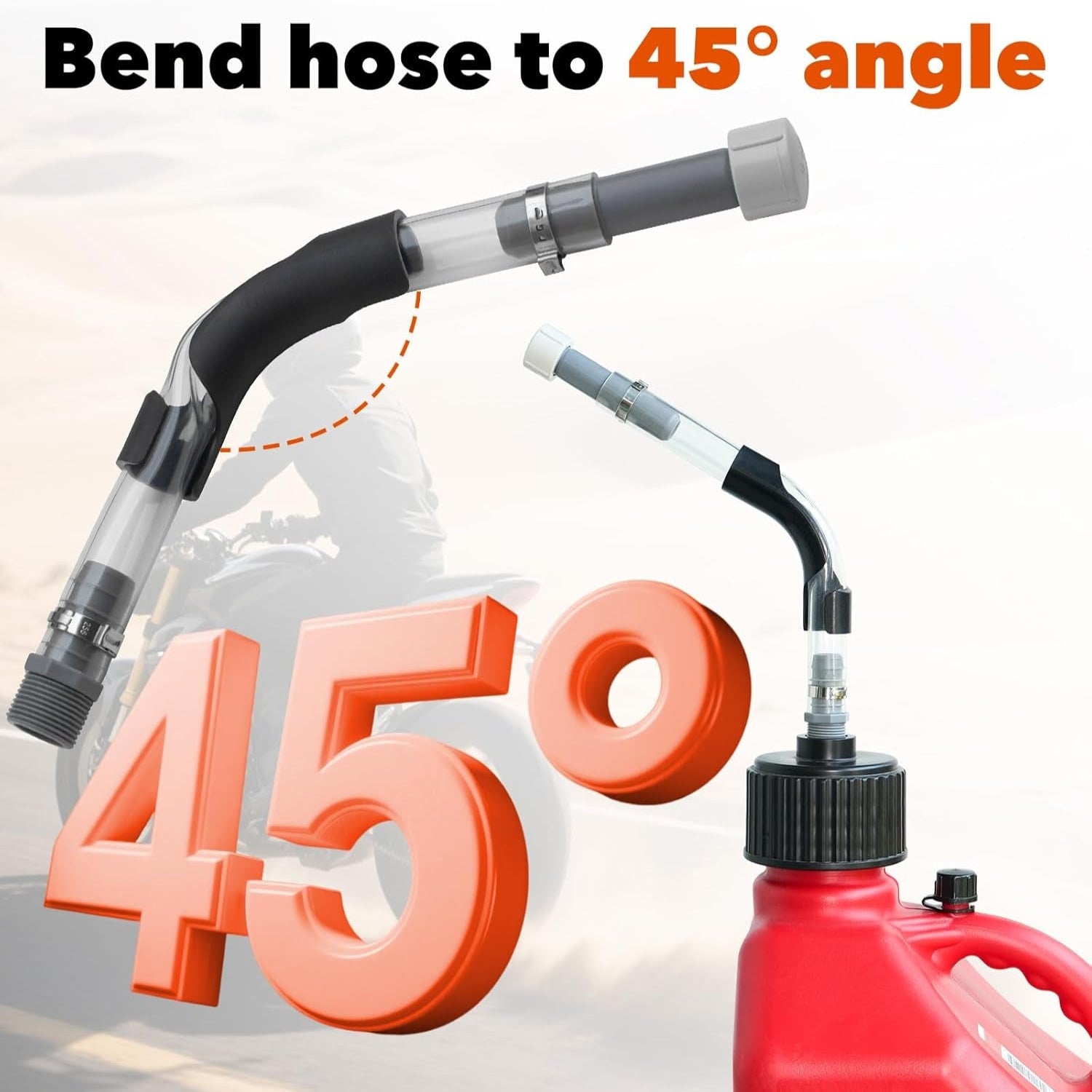 7 PCS Racing Fuel Jug Replacement Parts: 3 Pcs Hose Cap with 1 Hose Bender piece and 3 Pcs Racing Fuel Jug Vent Cap