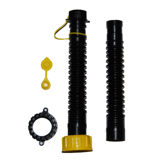 Universal Gas Can Spout Replacement, Flexible Fuel Can Nozzle Kit
